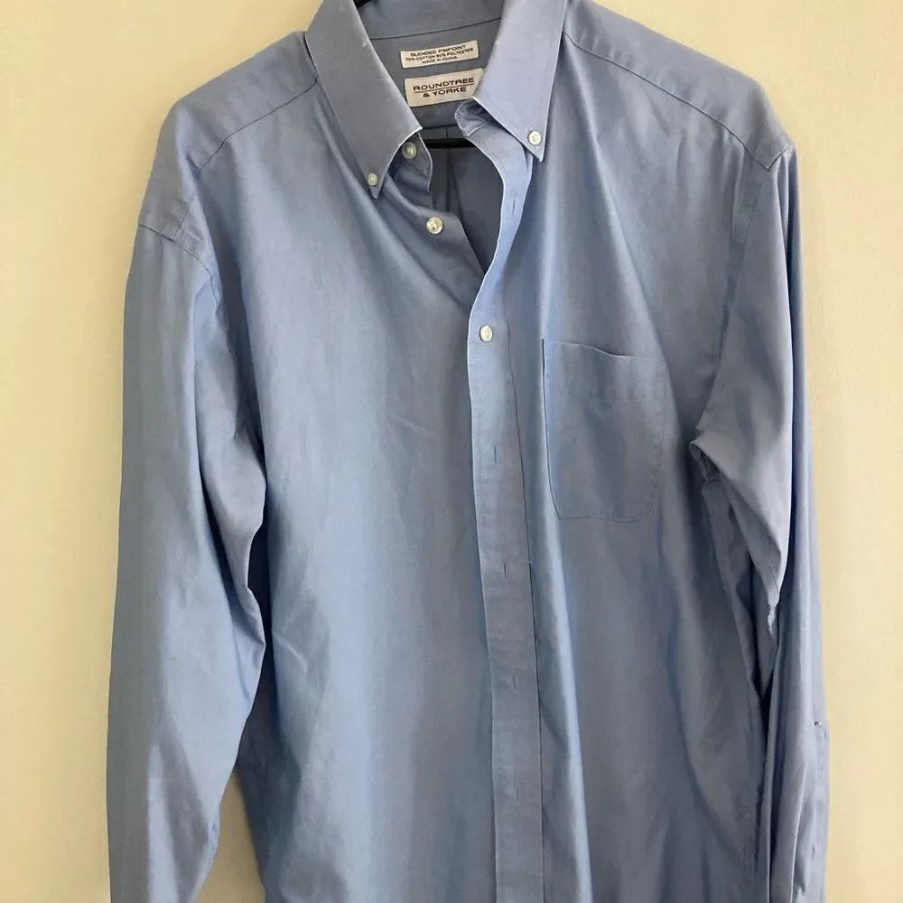 Mens Roundtree & Yorke Dress Shirt